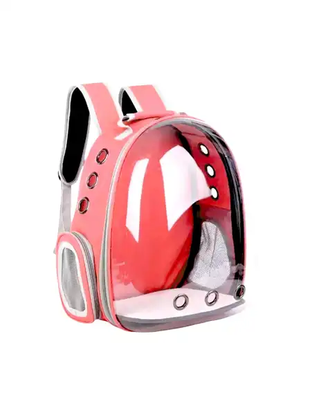BEEPAW MOCHILA TRANSPORTADORA P/MASCOTAS ROJA