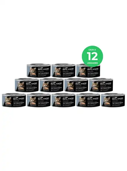 VITALCAN BALANCED SOUFFLE DE POLLO GATO SENIOR 85G X 12U