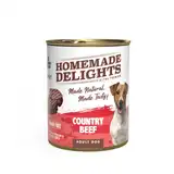 HOMEMADE DELIGHTS COUNTRY BEEF ADULT DOG LATA X 340 GR. EO