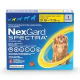 MERIAL  NEXGARD SPECTRA "S" TABL. MAST. 3.6 - 7.5KG