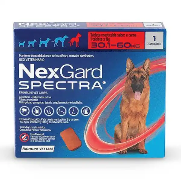 MERIAL  NEXGARD SPECTRA "XL" TABL. MAST. 30 - 60KG