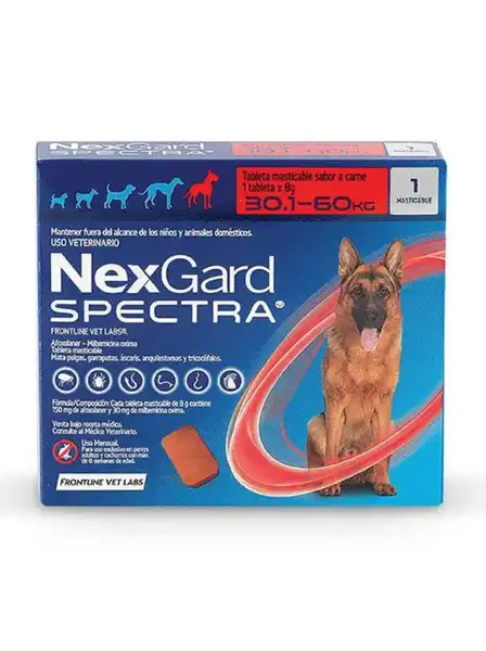 MERIAL  NEXGARD SPECTRA "XL" TABL. MAST. 30 - 60KG