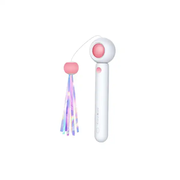 Juguete Interactivo BeePaw Varita Extensible Wand-e C/laser Rosa para Gatos