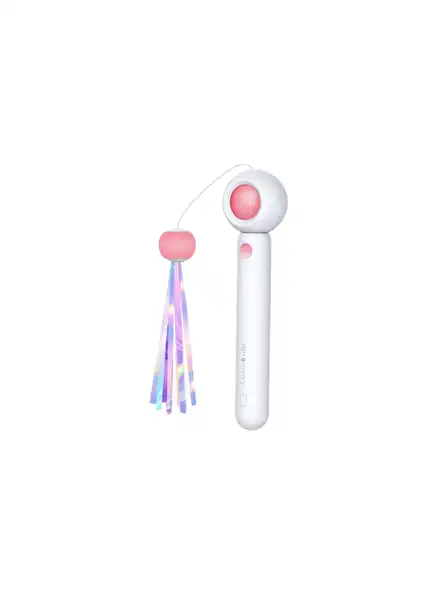 Juguete Interactivo BeePaw Varita Extensible Wand-e C/laser Rosa para Gatos