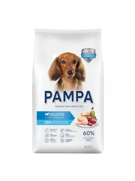 PAMPA PERROS ADULTOS RAZAS PEQUEÑAS X 3 KG
