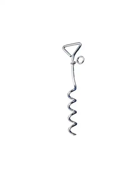 IMPORTADO Estaca Espiral Cromada