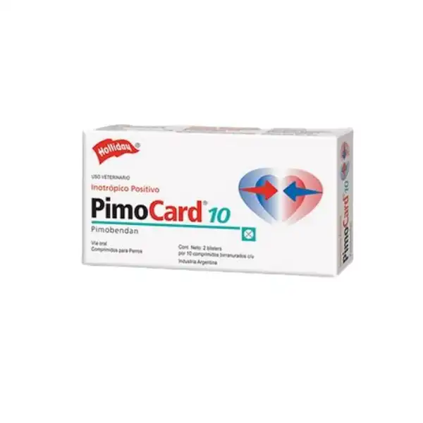 HOLLIDAY PIMOCARD 10 MG X 100 COMP (CAJA HOSP) BLISTER X 10COMP (E2)