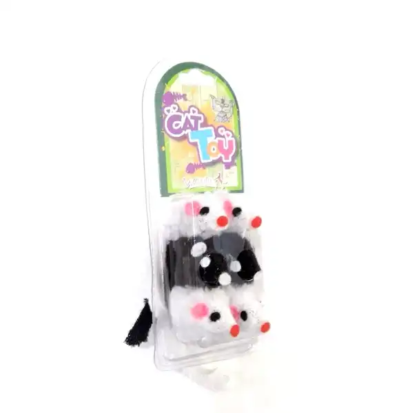 PER-ROS JUGUETE RATONCITO MINI PIEL 5CM X4UNID. - 