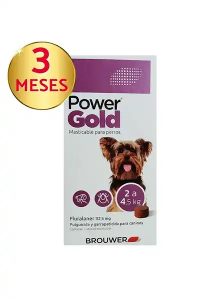 BROUWER POWER GOLD 112.5 MG  2 A 4.5 KG X 1 COMP