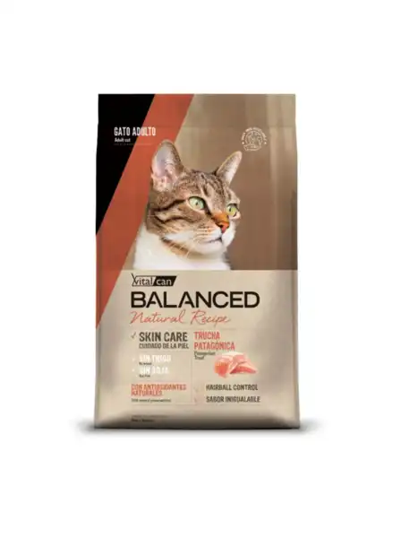 VITALCAN BALANECED GATO ADULTO NATURAL RECIPE TRUCHA PATAGONICA 3 KG