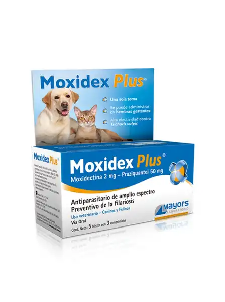 BIOGENESIS BAGO MOXIDEX PLUS CAJA 15 COMP. 