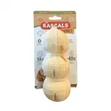 RASCALS JUGUETE SOLIDO PARA PERROS RESISTENTE NATURAL 14.5X6CM
