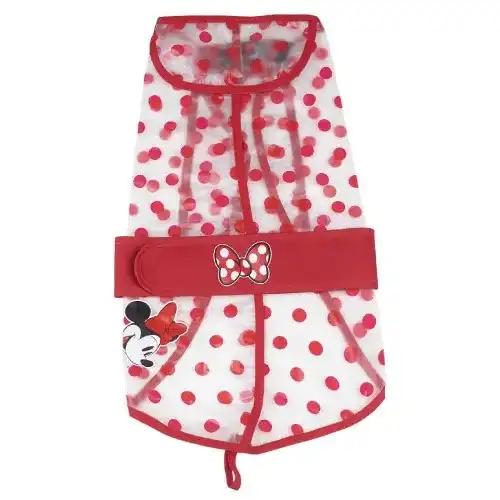 DISNEY IMPERMEABLE AJUSTABLE PARA PERRO S MINNIE