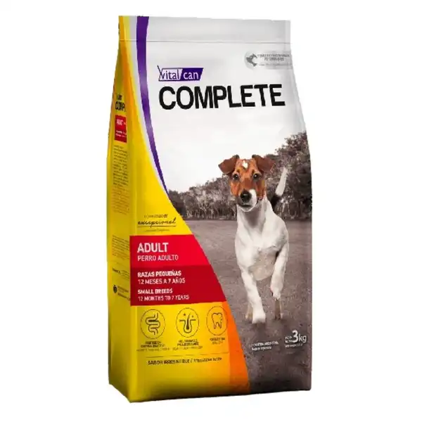 VITALCAN COMPLETE PERRO ADULTO RAZA PEQUEÑA 3KG