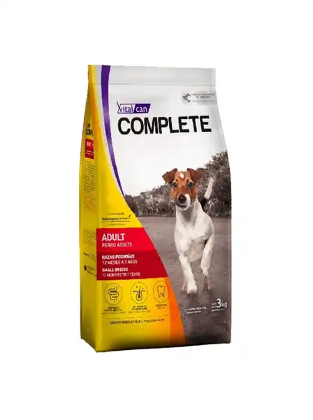 VITALCAN COMPLETE PERRO ADULTO RAZA PEQUEÑA 3KG