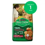 DOGCHOW ADULTOS MEDIANAS Y GRANDES TRIPLE PROTEINA 20 KG (X KG SUELTO)