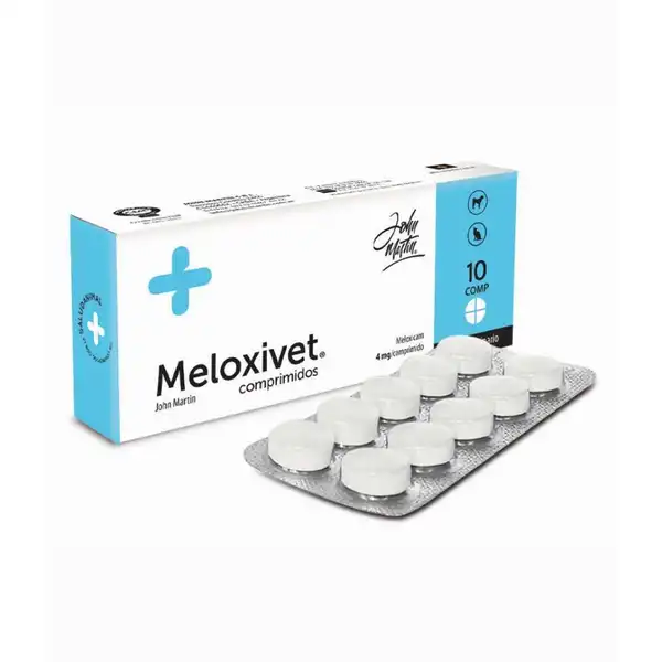 JOHNMARTIN MELOXIVET 4MG X 10 COMPRIMIDOS