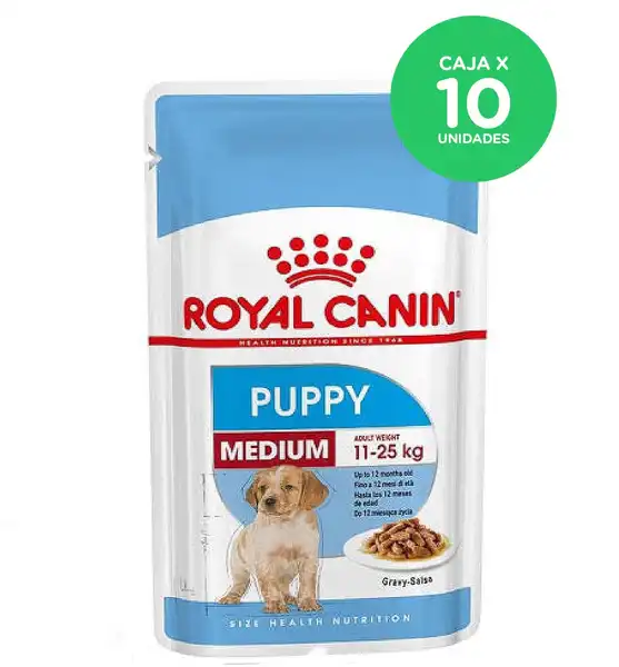 ROYAL MEDIUM PUPPY POUCH 140GR (CAJA X 10)