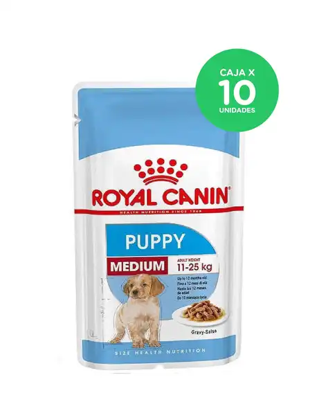 ROYAL MEDIUM PUPPY POUCH 140GR (CAJA X 10)