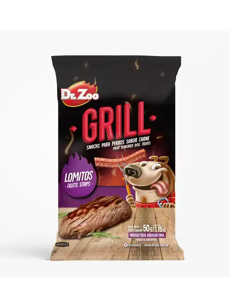 DR.ZOO GRILL LOMITOS 50 G X 12 UNIDADES