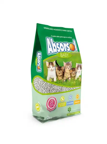ABSORSOL ABSORSOL BABY 6 UNIDADES X 2 KG
