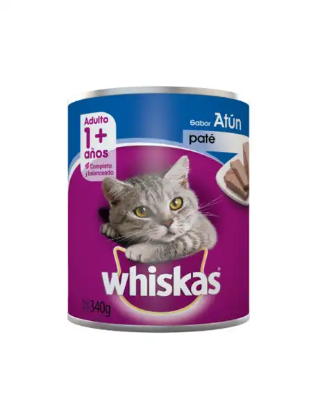 WHISKAS LATA ATUN 340GRS