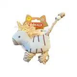 RASCALS JUGUETE CEBRA PARA GATO CON CATNIP LINO, YUTE Y ALGODÓN 19X14 CM