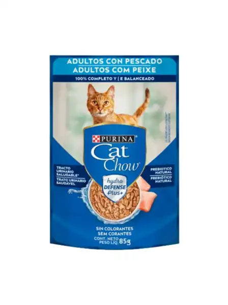 CATCHOW POUCH ADULTOS PESCADO 85GRS
