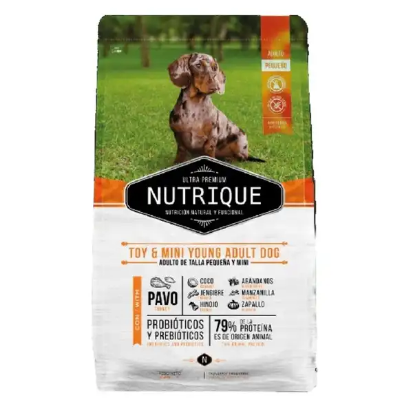 NUTRIQUE TOY & MINI YOUNG ADULT DOG 3KG