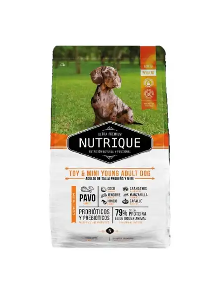 NUTRIQUE TOY & MINI YOUNG ADULT DOG 3KG