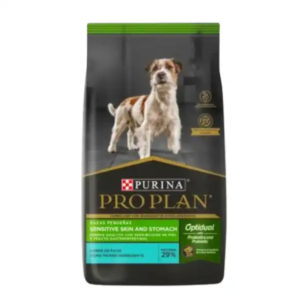 PROPLAN SENSITIVE SKIN & STOMACH RAZA PERRO PEQUEÑA 3KG