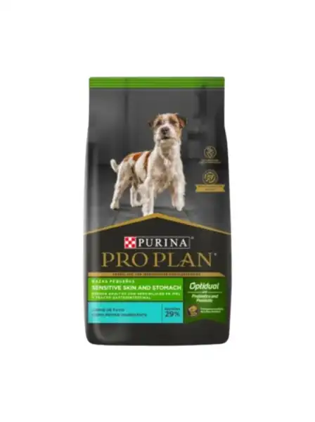 PROPLAN SENSITIVE SKIN & STOMACH RAZA PERRO PEQUEÑA 3KG