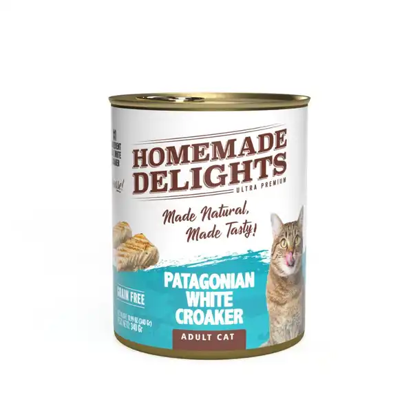 HOMEMADE DELIGHTS WHITE CROAKER ADULT CAT X 340 GR. EO