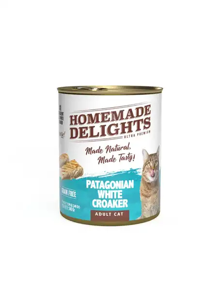 HOMEMADE DELIGHTS WHITE CROAKER ADULT CAT X 340 GR. EO