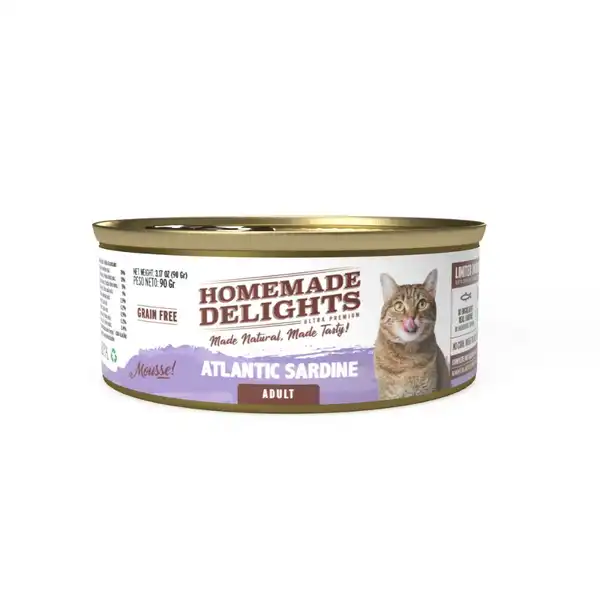 HOMEMADE DELIGHTS ATLANTIQUE SARDINE ADULT CAT X 90 GR. EO