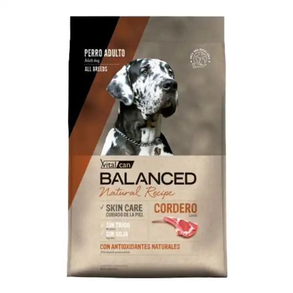 VITALCAN BALANCED NATURAL RECIPE CORDERO 3KG