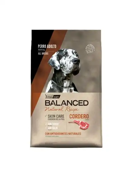 VITALCAN BALANCED NATURAL RECIPE CORDERO 3KG