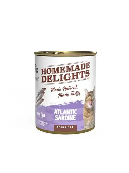 HOMEMADE DELIGHTS ATLANTIQUE SARDINE ADULT CAT X 340 GR. EO