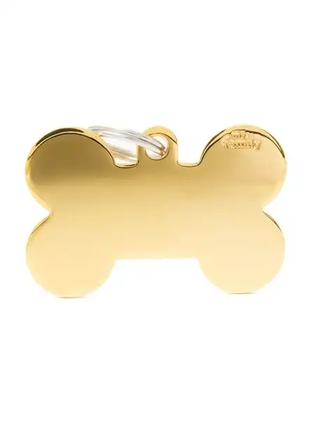 MY FAMILY MEDALLA BASIC GOLD XL BONE GOLDEN BRASS MFXL10