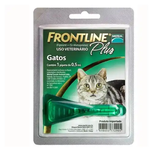 MERIAL  FRONTLINE PLUS GATO  X 1 PIP (VERDE) 