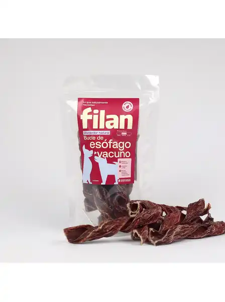 FILAN BUCLE DE ESÓFAGO VACUNO 90GR (PAQUETE X 5 UNIDADES)