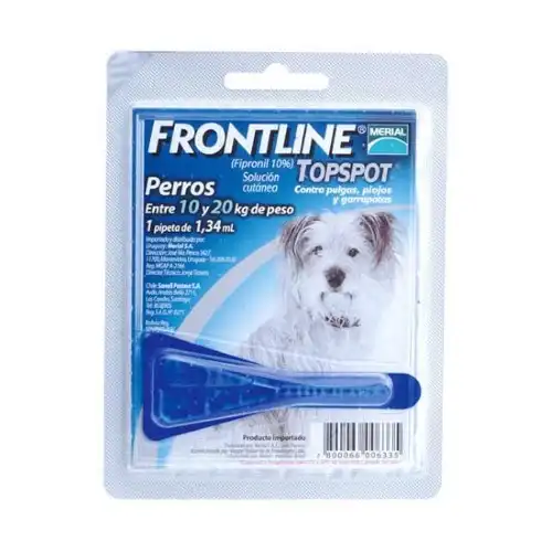 MERIAL  FRONTLINE S.ON 20 KG X 1 PIP (AZUL) 