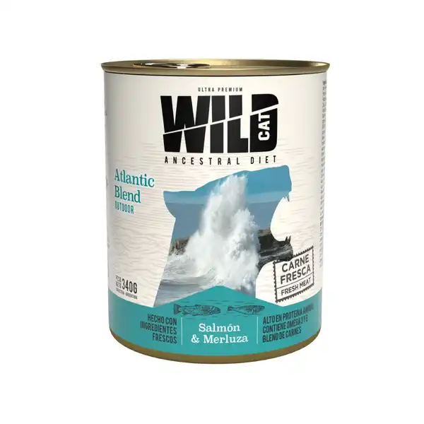 WILD OUTDOOR - SALMÓN & MERLUZA X 340G - 