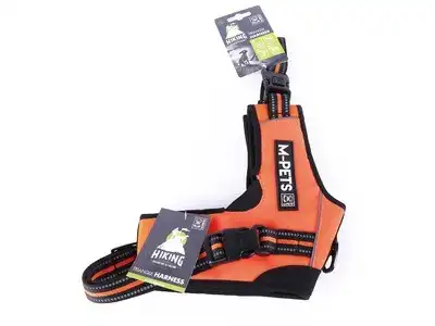 M-PETS HIKING TRIANGLE ARNES NARANJA Y NEGRO L