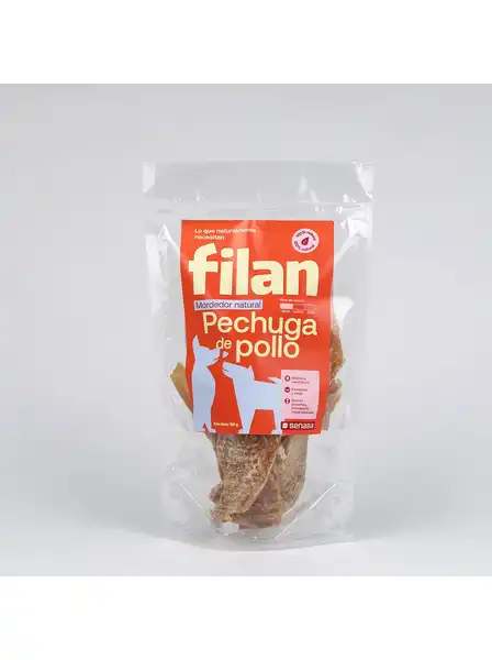 FILAN PECHUGA DE POLLO DESHIDRATADA BOLSA DE 100 GRS
