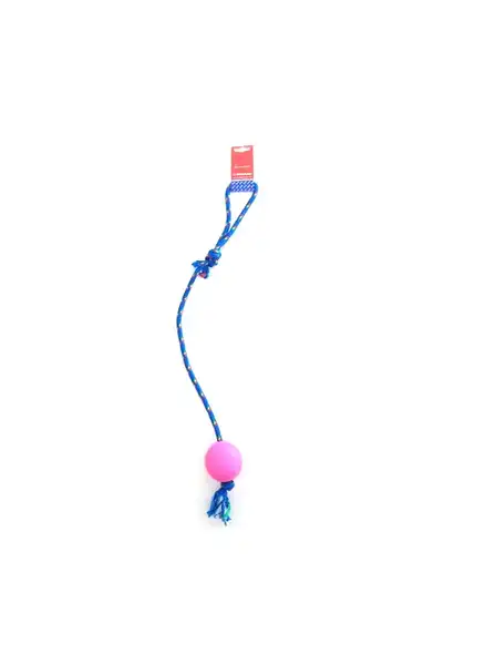 PETSPLAST PELOTA DE GOMA MEDIANA SOGA ALPINA