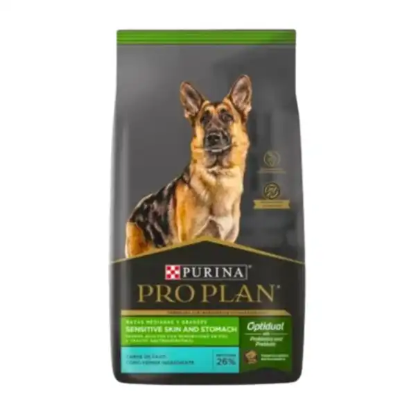 PROPLAN SENSITIVE SKIN & STOMACH PERRO RAZA MEDIANA & GRANDE 3KG