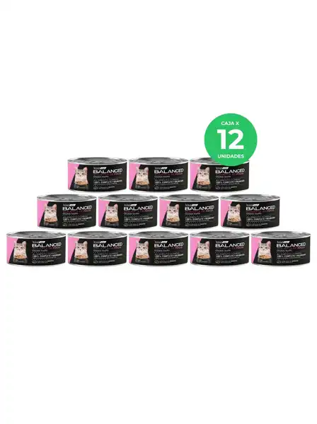VITALCAN BALANCED SOUFFLE DE POLLO GATO CACHORRO 85G X 12U