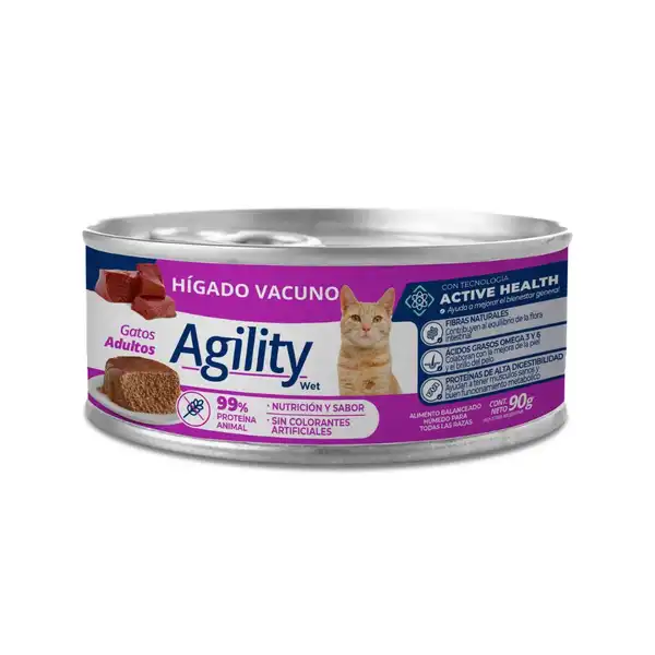 AGILITY CATS HIGADO 90GRS