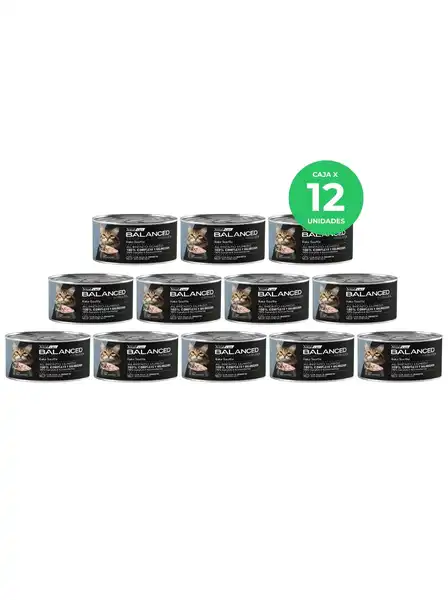 VITALCAN BALANCED SOUFFLE DE MERLUZA GATO SENIOR 85G X 12U
